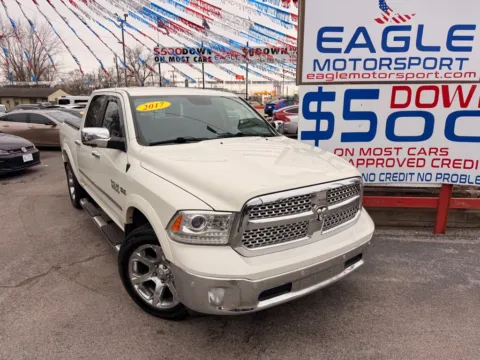 Another view of 2017 RAM 1500 LARAMIE for sale in Hobart, IN at Eagle Motorsport Used Car Dealer Bad Credit Auto Finance Northwest Indiana