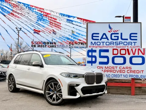White 2021 BMW X7 M50I for sale in Hobart, IN