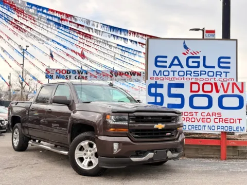 Red 2016 CHEVROLET SILVERADO 1500 LT for sale in Hobart, IN