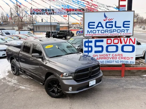 Photos of 2018 RAM 1500 SPORT for sale in Hobart, IN at Eagle Motorsport Used Car Dealer Bad Credit Auto Finance Northwest Indiana