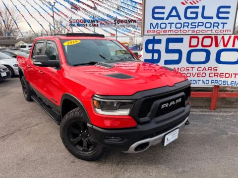 Another view of 2019 RAM 1500 REBEL for sale in Hobart, IN at Eagle Motorsport Used Car Dealer Bad Credit Auto Finance Northwest Indiana