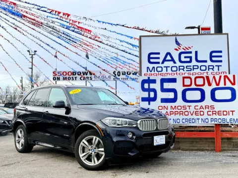 Blue 2015 BMW X5 XDRIVE50I for sale in Hobart, IN