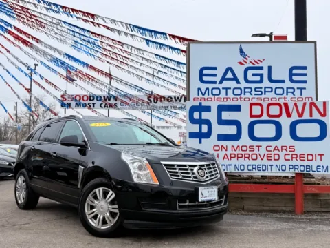 Black 2015 CADILLAC SRX LUXURY COLLECTION for sale in Hobart, IN