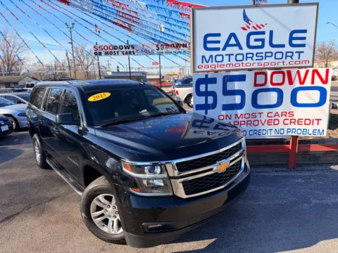 Another view of 2015 CHEVROLET SUBURBAN 1500 LT for sale in Hobart, IN at Eagle Motorsport Used Car Dealer Bad Credit Auto Finance Northwest Indiana