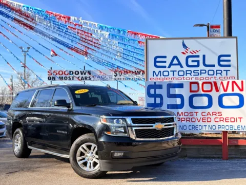 Black 2015 CHEVROLET SUBURBAN 1500 LT for sale in Hobart, IN