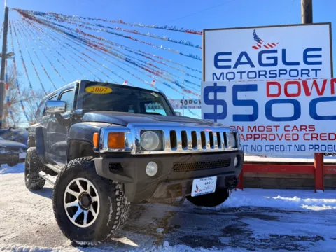 More photos of 2007 HUMMER H3 at Eagle Motorsport Used Car Dealer Bad Credit Auto Finance Northwest Indiana, IN