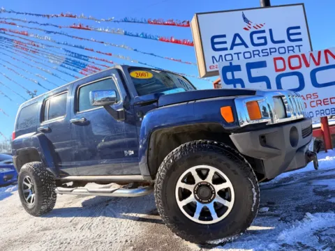 More photos of 2007 HUMMER H3 at Eagle Motorsport Used Car Dealer Bad Credit Auto Finance Northwest Indiana, IN