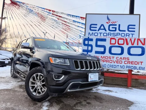 Another view of 2016 JEEP GRAND CHEROKEE LIMITED for sale in Hobart, IN at Eagle Motorsport Used Car Dealer Bad Credit Auto Finance Northwest Indiana