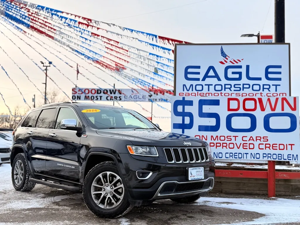 2016 JEEP GRAND CHEROKEE LIMITED for sale in Hobart, IN