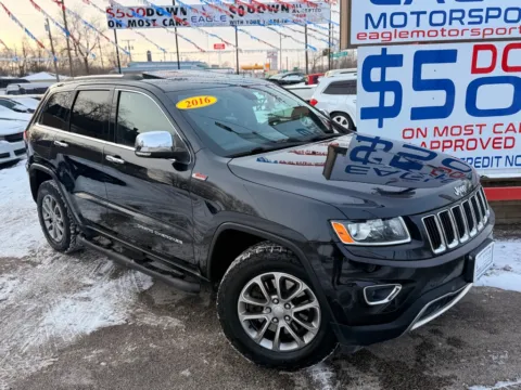 More photos of 2016 JEEP GRAND CHEROKEE LIMITED at Eagle Motorsport Used Car Dealer Bad Credit Auto Finance Northwest Indiana, IN