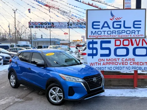Photos of 2021 NISSAN KICKS for sale in Hobart, IN at Eagle Motorsport Used Car Dealer Bad Credit Auto Finance Northwest Indiana
