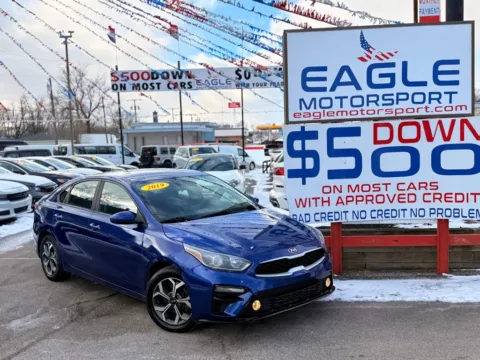 Photos of 2019 KIA FORTE FE for sale in Hobart, IN at Eagle Motorsport Used Car Dealer Bad Credit Auto Finance Northwest Indiana