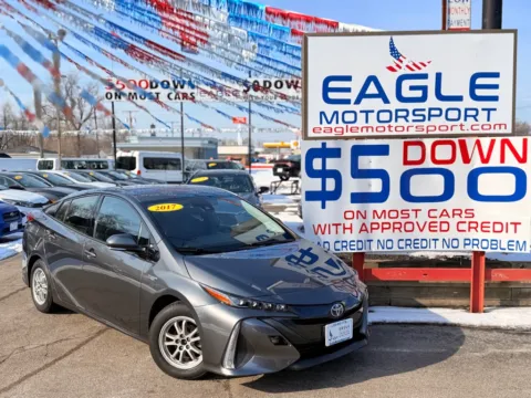 Photos of 2017 TOYOTA PRIUS PRIME for sale in Hobart, IN at Eagle Motorsport Used Car Dealer Bad Credit Auto Finance Northwest Indiana