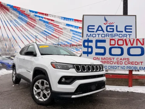 More photos of 2023 JEEP COMPASS LATITUDE at Eagle Motorsport Used Car Dealer Bad Credit Auto Finance Northwest Indiana, IN