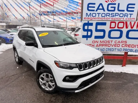 Another view of 2023 JEEP COMPASS LATITUDE for sale in Hobart, IN at Eagle Motorsport Used Car Dealer Bad Credit Auto Finance Northwest Indiana