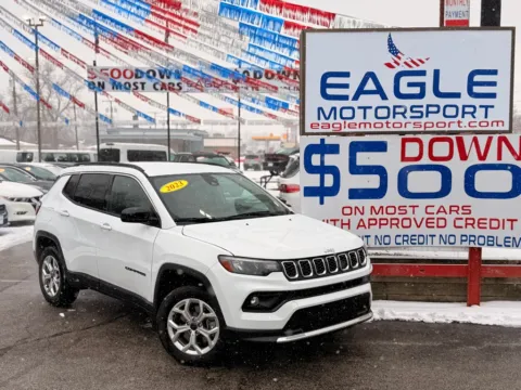 Photos of 2023 JEEP COMPASS LATITUDE for sale in Hobart, IN at Eagle Motorsport Used Car Dealer Bad Credit Auto Finance Northwest Indiana