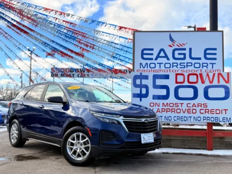 Blue 2023 CHEVROLET EQUINOX LS for sale in Hobart, IN