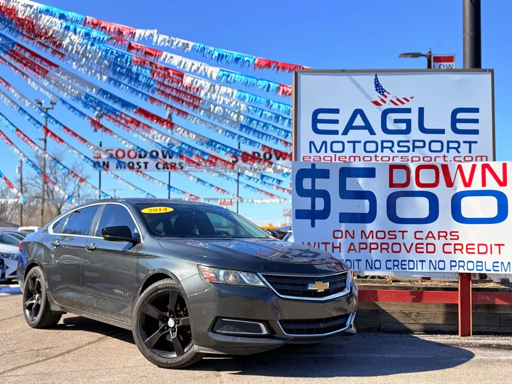 Gray 2014 CHEVROLET IMPALA LS for sale in Hobart, IN