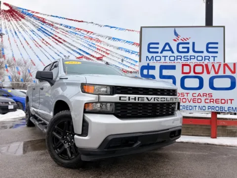 More photos of 2021 CHEVROLET SILVERADO 1500 CUSTOM at Eagle Motorsport Used Car Dealer Bad Credit Auto Finance Northwest Indiana, IN