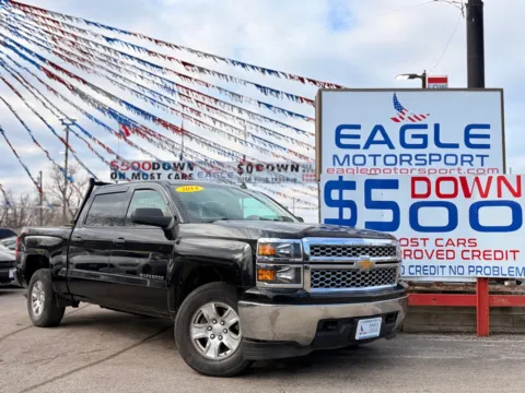 Black 2014 CHEVROLET SILVERADO 1500 LT for sale in Hobart, IN