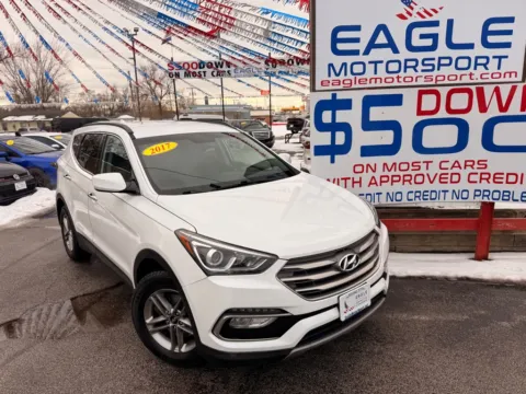 Another view of 2017 HYUNDAI SANTA FE SPORT 2.4L for sale in Hobart, IN at Eagle Motorsport Used Car Dealer Bad Credit Auto Finance Northwest Indiana