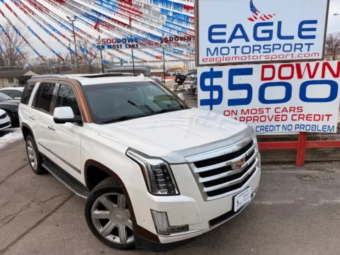 Another view of 2017 CADILLAC ESCALADE LUXURY for sale in Hobart, IN at Eagle Motorsport Used Car Dealer Bad Credit Auto Finance Northwest Indiana