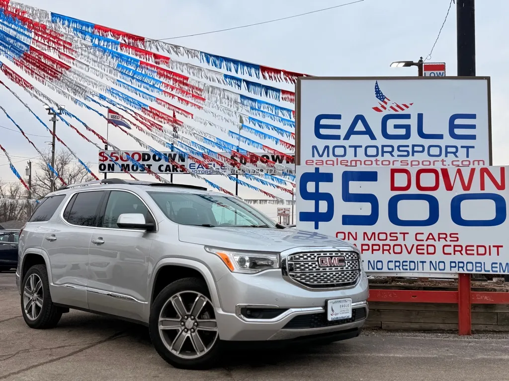 Silver 2017 GMC ACADIA DENALI for sale in Hobart, IN