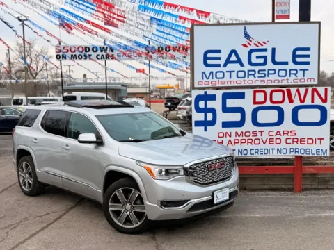 Another view of 2017 GMC ACADIA DENALI for sale in Hobart, IN at Eagle Motorsport Used Car Dealer Bad Credit Auto Finance Northwest Indiana