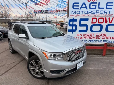 More photos of 2017 GMC ACADIA DENALI at Eagle Motorsport Used Car Dealer Bad Credit Auto Finance Northwest Indiana, IN