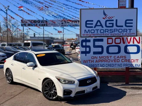 Photos of 2017 INFINITI Q50 RED SPORT 400 for sale in Hobart, IN at Eagle Motorsport Used Car Dealer Bad Credit Auto Finance Northwest Indiana