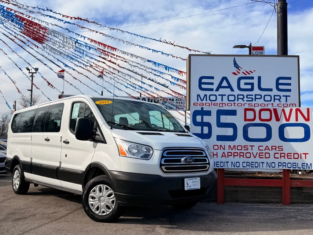 White 2019 FORD TRANSIT 350 XLT for sale in Hobart, IN