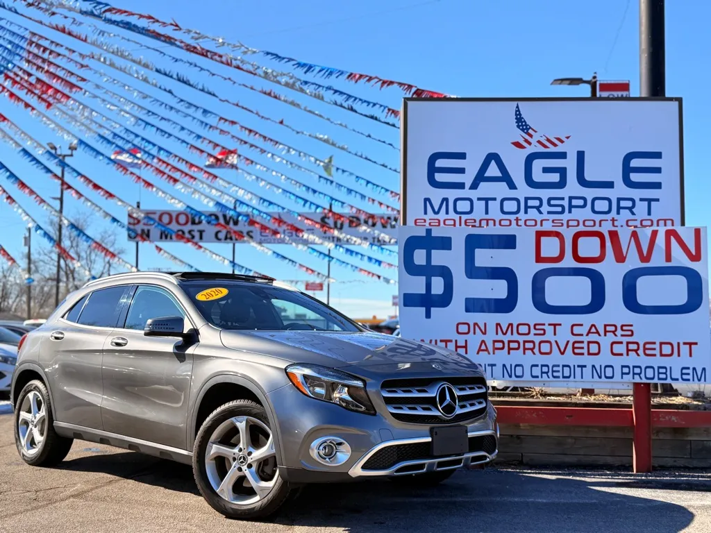 Gray 2020 MERCEDES-BENZ GLA 250 4MATIC for sale in Hobart, IN