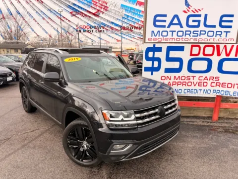 Another view of 2019 VOLKSWAGEN ATLAS SEL for sale in Hobart, IN at Eagle Motorsport Used Car Dealer Bad Credit Auto Finance Northwest Indiana