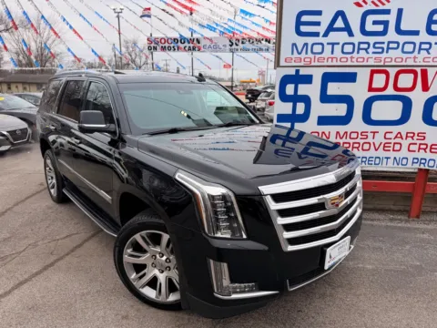 Another view of 2017 CADILLAC ESCALADE LUXURY for sale in Hobart, IN at Eagle Motorsport Used Car Dealer Bad Credit Auto Finance Northwest Indiana