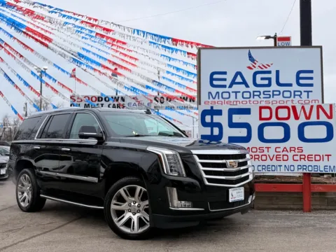 Black 2017 CADILLAC ESCALADE LUXURY for sale in Hobart, IN