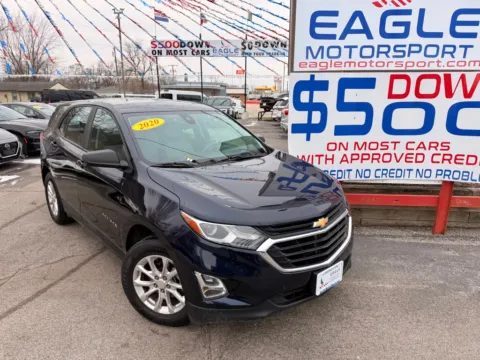 Another view of 2020 CHEVROLET EQUINOX LS for sale in Hobart, IN at Eagle Motorsport Used Car Dealer Bad Credit Auto Finance Northwest Indiana