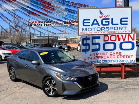 Photos of 2023 NISSAN SENTRA SV for sale in Hobart, IN at Eagle Motorsport Used Car Dealer Bad Credit Auto Finance Northwest Indiana