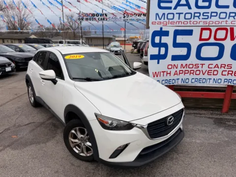 Another view of 2019 MAZDA CX-3 SPORT for sale in Hobart, IN at Eagle Motorsport Used Car Dealer Bad Credit Auto Finance Northwest Indiana