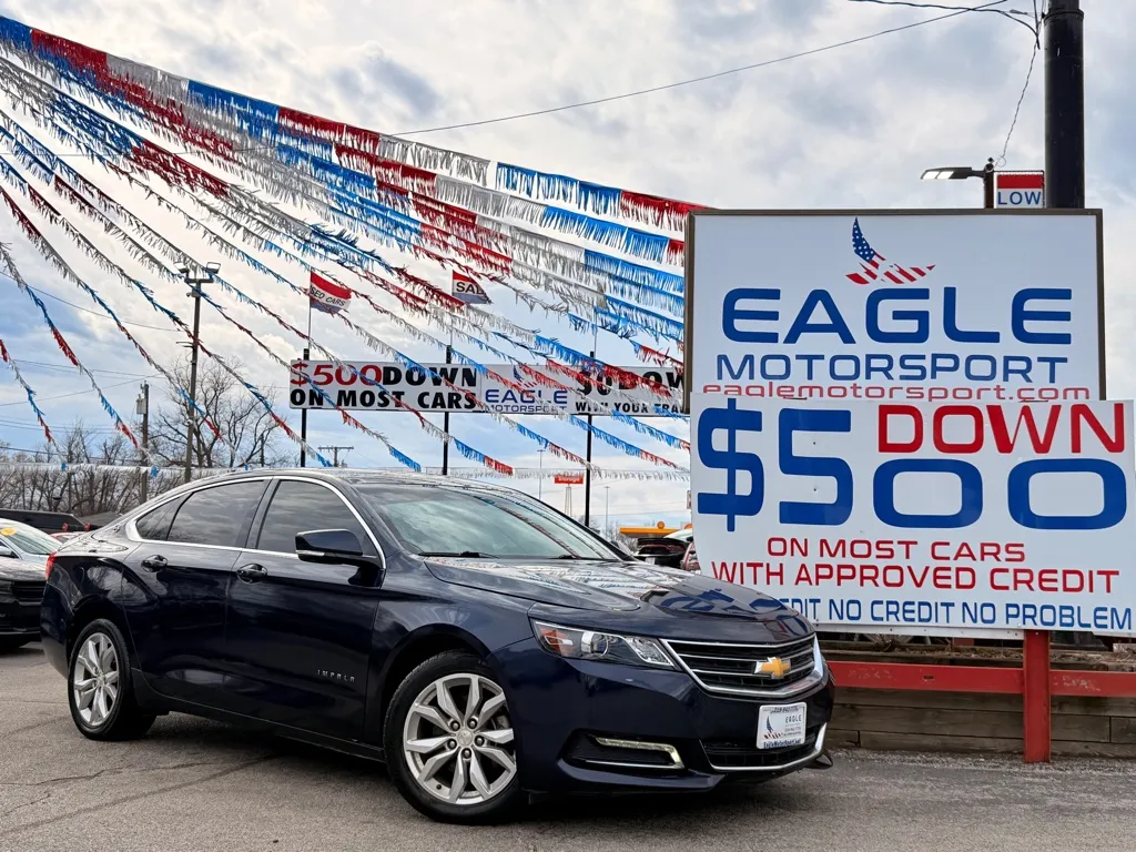 Blue 2019 CHEVROLET IMPALA LT for sale in Hobart, IN