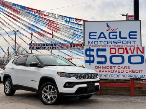 White 2025 JEEP COMPASS LIMITED for sale in Hobart, IN