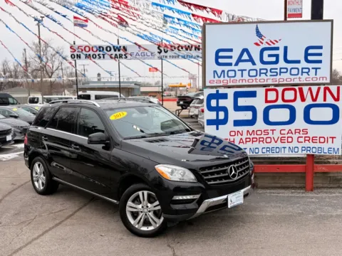 Another view of 2013 MERCEDES-BENZ ML 350 4MATIC for sale in Hobart, IN at Eagle Motorsport Used Car Dealer Bad Credit Auto Finance Northwest Indiana