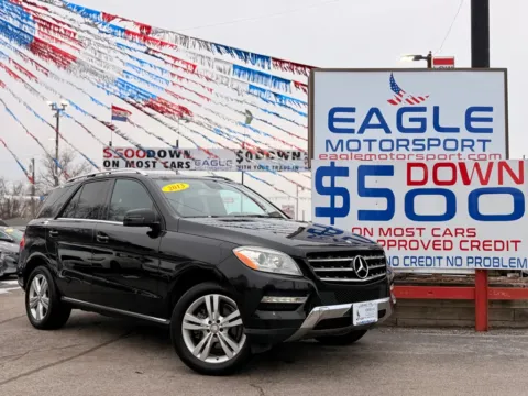Photos of 2013 MERCEDES-BENZ ML 350 4MATIC for sale in Hobart, IN at Eagle Motorsport Used Car Dealer Bad Credit Auto Finance Northwest Indiana