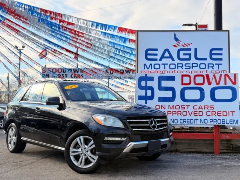 Black 2013 MERCEDES-BENZ ML 350 4MATIC for sale in Hobart, IN