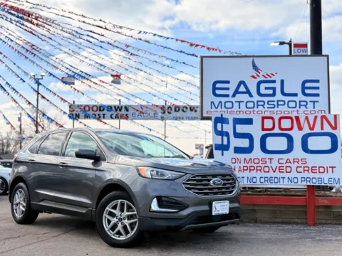 Gray 2022 FORD EDGE SEL for sale in Hobart, IN