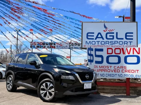 Black 2023 NISSAN ROGUE SV for sale in Hobart, IN
