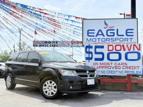 Black 2014 DODGE JOURNEY SE for sale in Hobart, IN