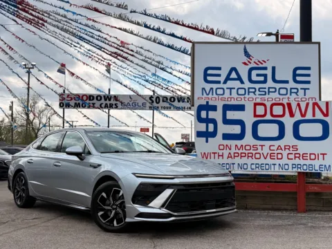 Silver 2024 HYUNDAI SONATA SEL for sale in Hobart, IN