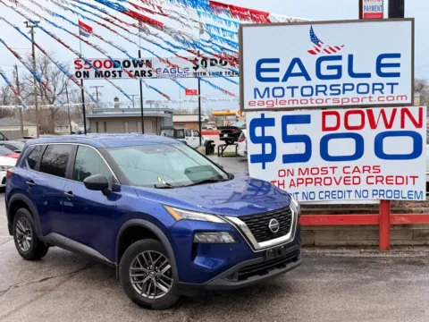 Photos of 2021 NISSAN ROGUE S for sale in Hobart, IN at Eagle Motorsport Used Car Dealer Bad Credit Auto Finance Northwest Indiana