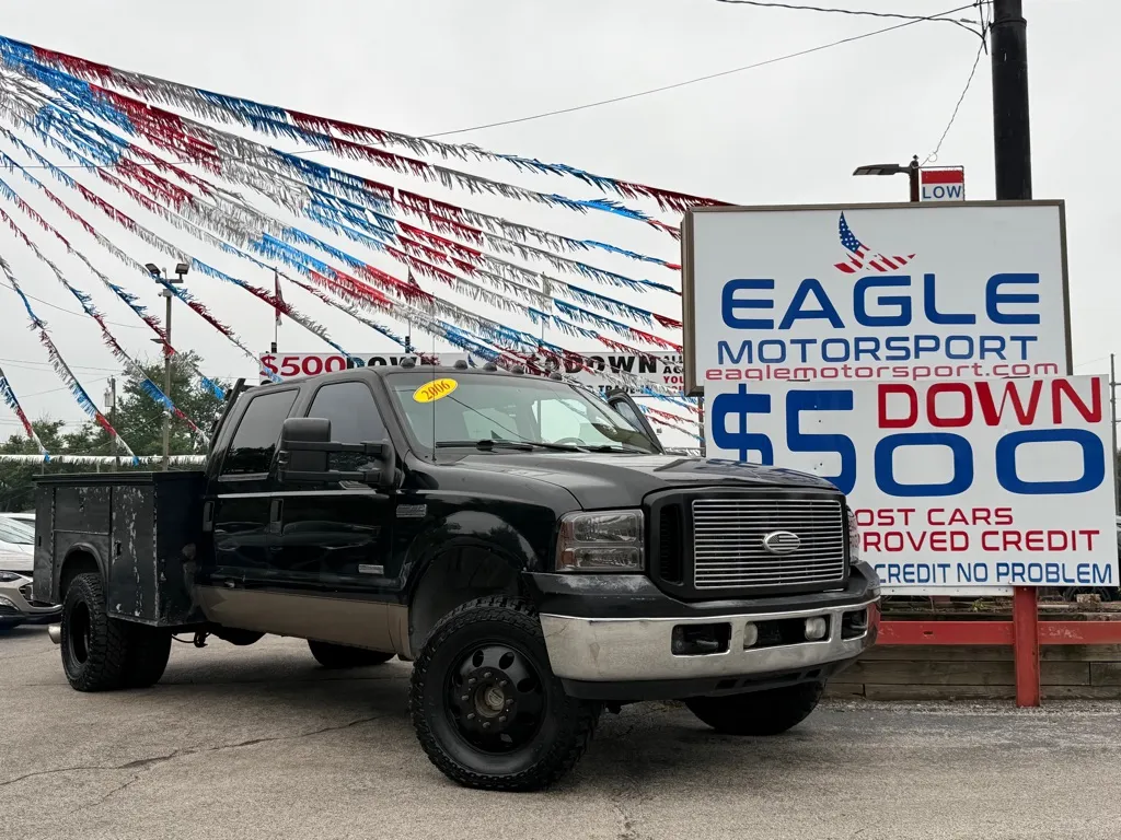 Black 2006 FORD F350 SUPER DUTY for sale in Hobart, IN