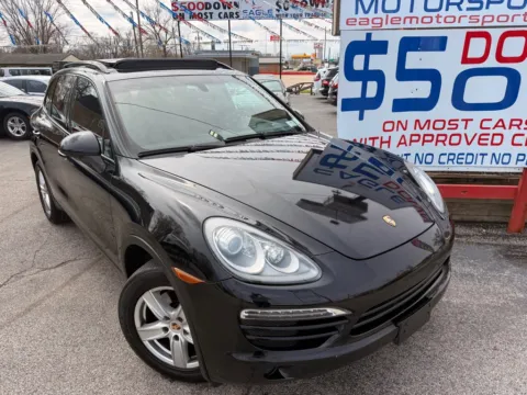 Another view of 2014 PORSCHE CAYENNE for sale in Hobart, IN at Eagle Motorsport Used Car Dealer Bad Credit Auto Finance Northwest Indiana